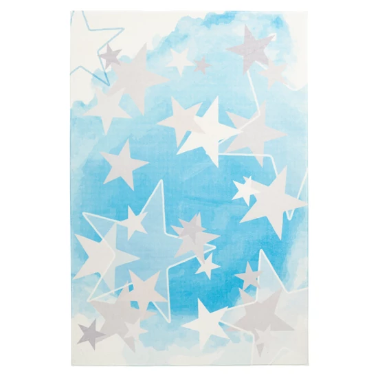 Stars 410 kékgyerekszőnyeg csillagokkal160x230 cm