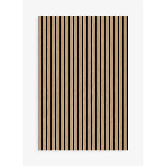 Falpanel JANGAL Solid 10016 Teak MDF furnér (120,6x80x2,2cm)