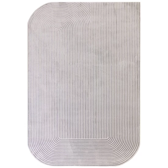 Kuza Shape ezüst/szürke szőnyeg 200x290 cm
