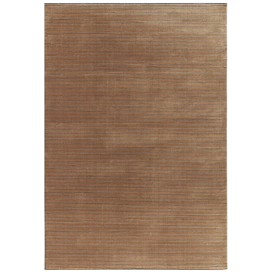 Kuza Stripe Plain terracotta szőnyeg 120x170 cm
