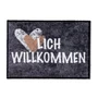 Kép 1/5 - Pure und Soft 50x70cm D.009 C.040 Herz Willk grau