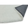 Kép 3/4 - CASCADE fehér shaggy szőnyeg 160 cm kör
