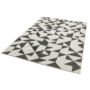 Kép 1/4 - Patio PAT18 fekete/fehér szőnyeg 120x170 cm