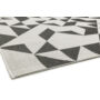 Kép 3/4 - Patio PAT18 fekete/fehér szőnyeg 120x170 cm