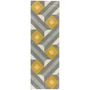 Kép 1/5 - REEF RF01 MOTIF sárga szürke szőnyeg 66x200 cm futó