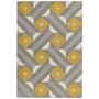 Kép 1/6 - REEF RF01 MOTIF sárga szürke szőnyeg 120x170 cm