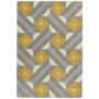 Kép 1/5 - REEF RF01 MOTIF sárga szürke szőnyeg 120x170 cm