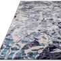 Kép 3/6 - Aurora Foam metallic AU21 kék szőnyeg 080x150 cm