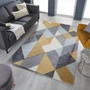 Kép 5/5 - Icon Geometric okker szőnyeg 120x170cm