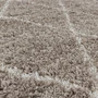 Kép 4/5 - Alvor shaggy 3401 bézs szőnyeg 200x200 cm kör