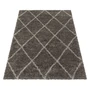 Kép 3/7 - Alvor shaggy 3401 taupe szőnyeg 80x250 cm futó