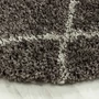 Kép 7/7 - Alvor shaggy 3401 taupe szőnyeg 80x250 cm futó