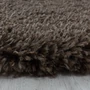 Kép 2/5 - Fluffy shaggy 3500 barna szőnyeg 120x120 cm kör
