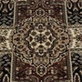 Kép 7/7 - Kashmir 2603 fekete szőnyeg 80x150 cm
