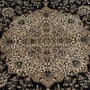 Kép 7/7 - Kashmir 2608 fekete szőnyeg 120x170 cm