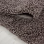 Kép 3/3 - Life shaggy 1500 taupe szőnyeg 80x80 cm kör