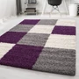 Kép 2/4 - Life shaggy 1501 lila szőnyeg 80x250 cm futó