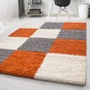 Kép 2/4 - Life shaggy 1501 narancs szőnyeg 80x250 cm futó