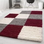 Kép 2/4 - Life shaggy 1501 piros szőnyeg 80x250 cm futó