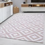 Kép 2/5 - Plus 8005 pink szőnyeg 80x150 cm