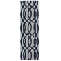 Kép 1/7 - Matrix 36 WIRE kék szőnyeg 70x240 cm futó