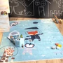 Kép 5/5 - Greta 600 space kék szőnyeg 115x170 cm
