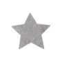 Kép 1/5 - myLuna 858 ezüst gyerekszőnyeg csillag 86x86 cm