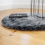 Kép 2/3 - Samba 495 antracit szőnyeg 80 cm kör