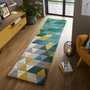 Kép 5/5 - Prism zöld-színes szőnyeg 060x230cm futó