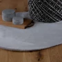 Kép 3/3 - myChaCha 535 ezüst szőnyeg 80 cm kör