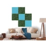 Kép 5/6 - Falpanel JANGAL Modular Wall PET 11204A Tealblue 52x52 cm
