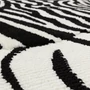 Kép 5/8 - Wilder Zebra fekete-fehér szőnyeg 160x230cm